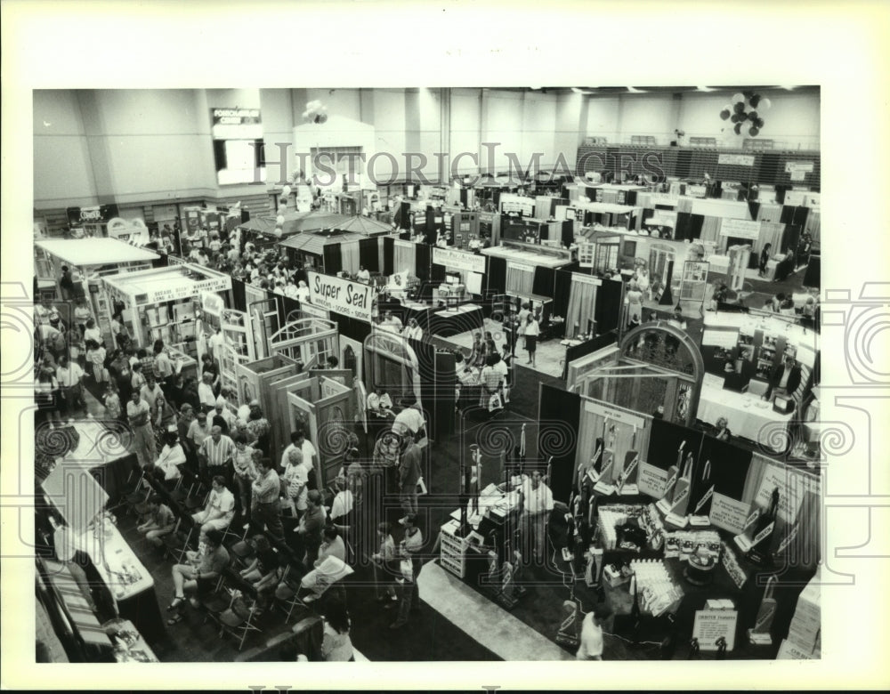 1993 Press Photo Overview of crowds on Saturday at the Home Fest 93. - Historic Images