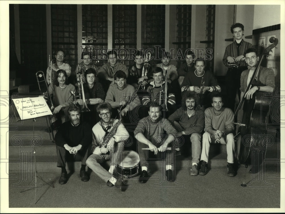 1990 Press Photo Hilversum Conservatory Big Band, Maltogany Hall - nob35188 - Historic Images