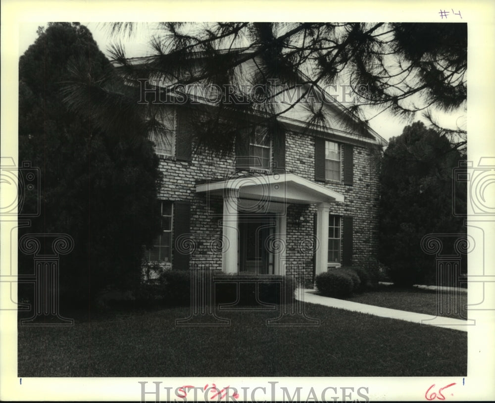 1989 Press Photo House at 50 Trinidad Drive in Kenner, Louisiana - Historic Images