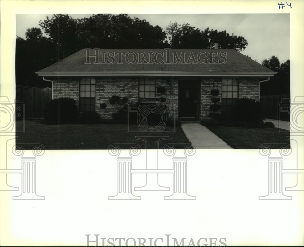 1989 Press Photo New Orleans Housing at 3124 Nancy Drive in Meraux - nob35258 - Historic Images