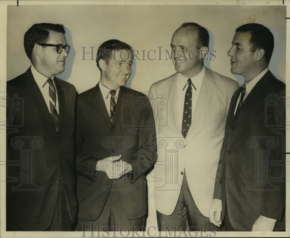 1966 Press Photo Incoming Officers of the Junior Chamber of Commerce - nob35268 - Historic Images