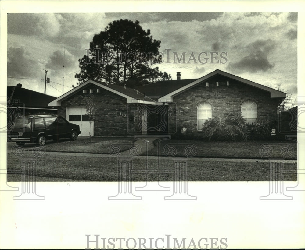 1988 Press Photo House Mug shot - 412 Uruquhart St., Chalmette - Historic Images