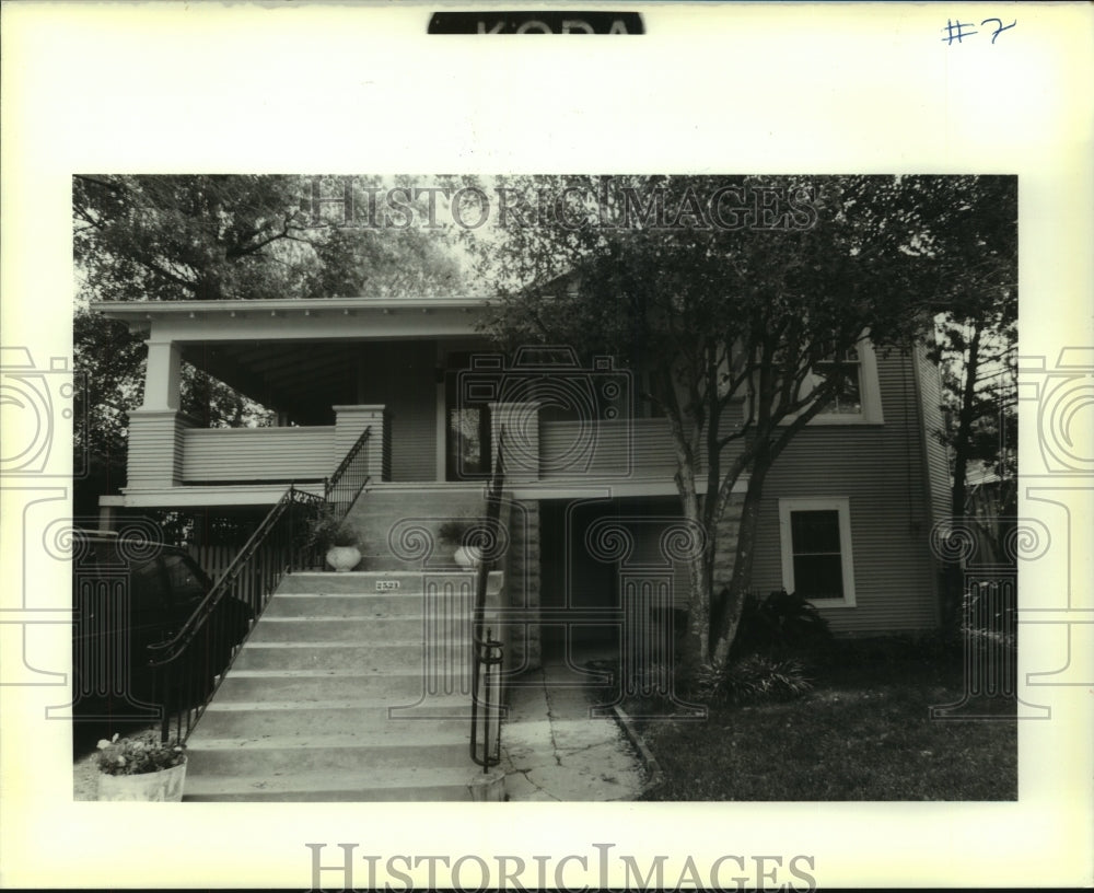 1989 Press Photo House on 2521 Fern Street, New Orleans - Historic Images