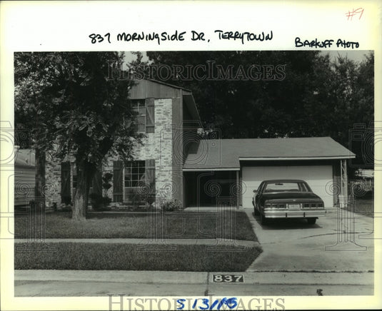1989 Press Photo House on 837 Morningside Drive in Terrytown - Historic Images