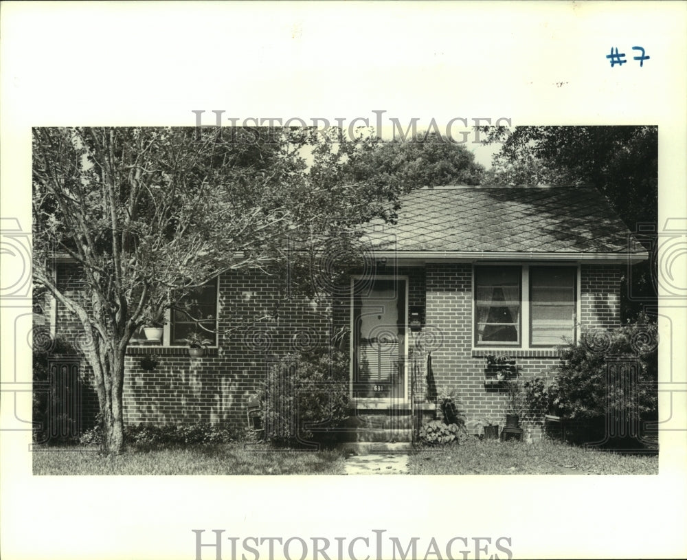 1989 Press Photo House on 691 Jefferson Heights, Jefferson - Historic Images