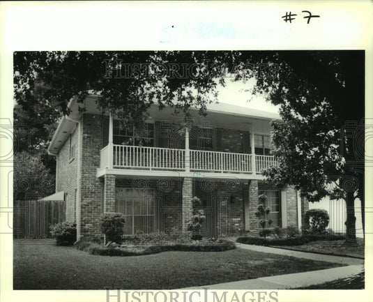 1989 Press Photo House on 3521 Rue Nicole in Algiers - nob35369 - Historic Images