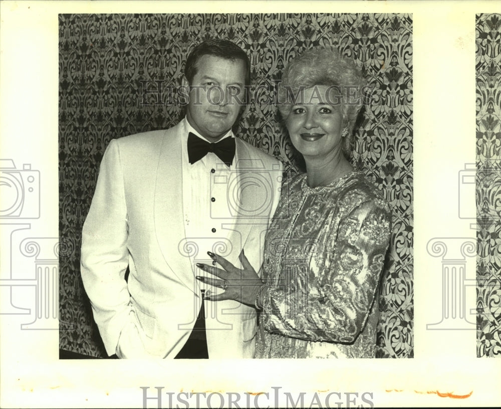 1988 Press Photo Bill and Jeanne Hines, Metairie oilman - Historic Images