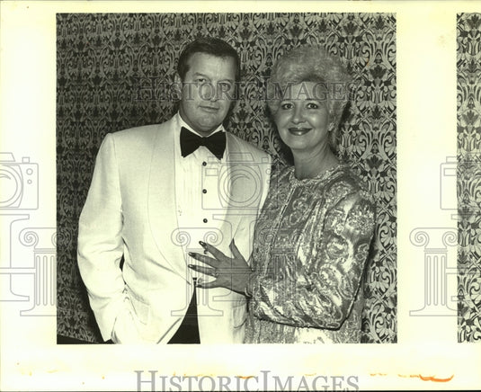 1988 Press Photo Bill and Jeanne Hines, Metairie oilman - Historic Images