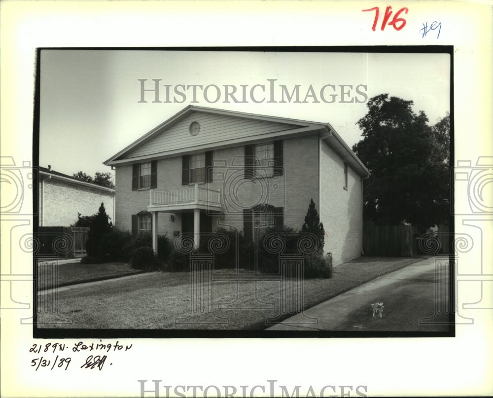 1989 Press Photo Housing - 2189 N Lexington - Historic Images