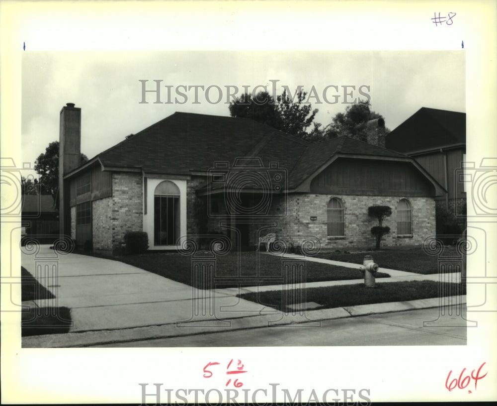 1989 Press Photo House at 45 Yellowstone in Algiers, Louisiana - Historic Images