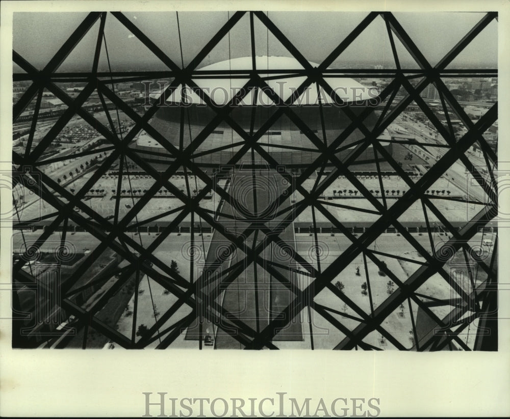 1976 Press Photo A view from the Hyatt Regency Hotel - nob35556 - Historic Images