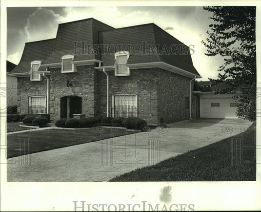 1986 Press Photo House at 97 Chateau Latour Drive, Kenner, Louisiana. - Historic Images
