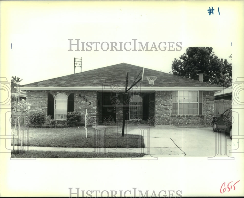 1989 Press Photo Sold home at 8512 Squadron Drive in Chalmette - Historic Images