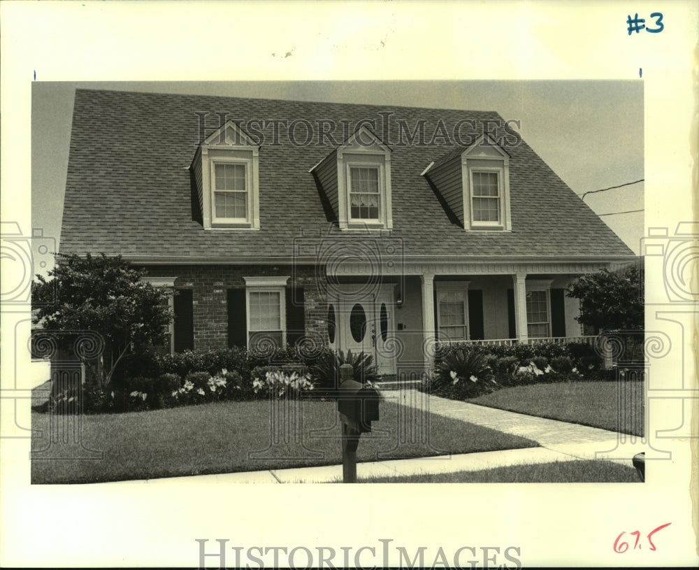 1989 Press Photo Real estate house at 5105 Craig in Metairie - nob35674 - Historic Images