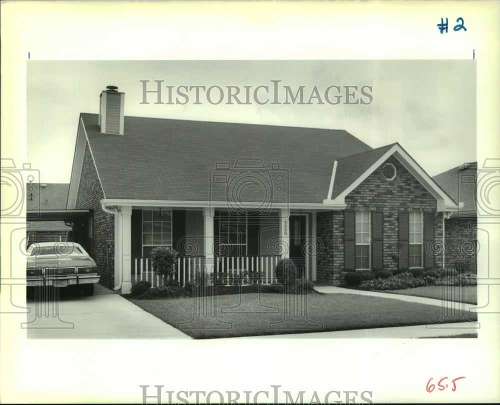 1989 Press Photo Housing - Sold house at 4420 Genie Street in Meraux - Historic Images