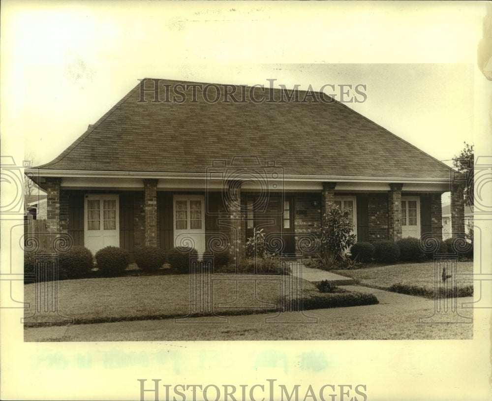 1986 Press Photo House at 3636 Severn Avenue in Metairie-Sold for $168,000 - Historic Images