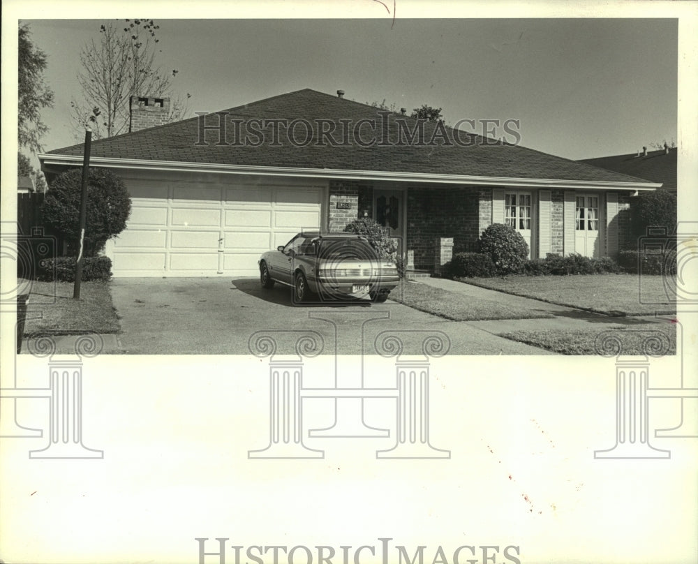 1986 Press Photo Property at 68 Nassau Street in Kenner, Jefferson Parish-Sold - Historic Images