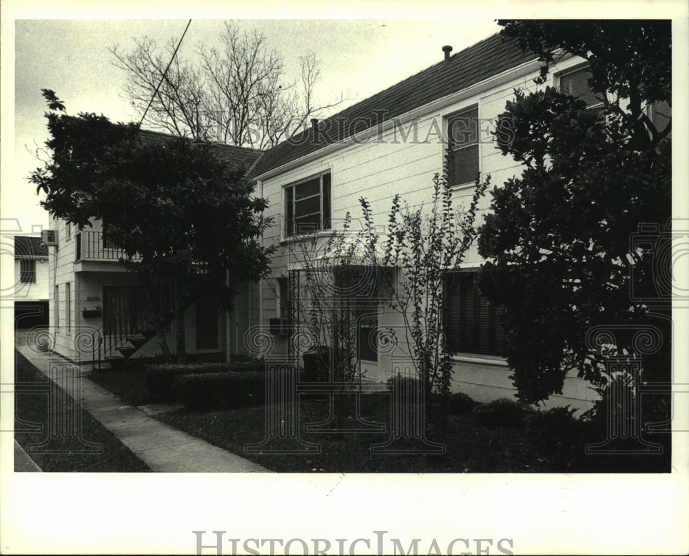 1986 Press Photo Property at 5424 General Diaz Street - Sold for $106,000 - Historic Images