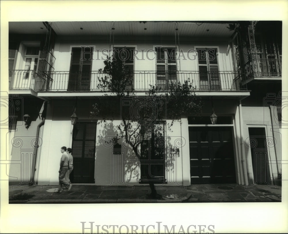 1989 Press Photo Exterior of Freda Lupin&#39;s home at 1021 Chartres - Historic Images