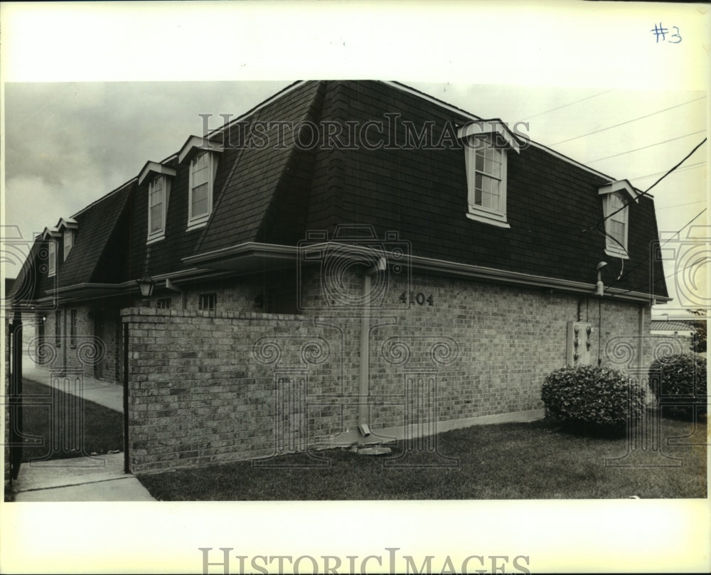 1989 Press Photo Property on 4104 Delaware Avenue, Kenner - Historic Images