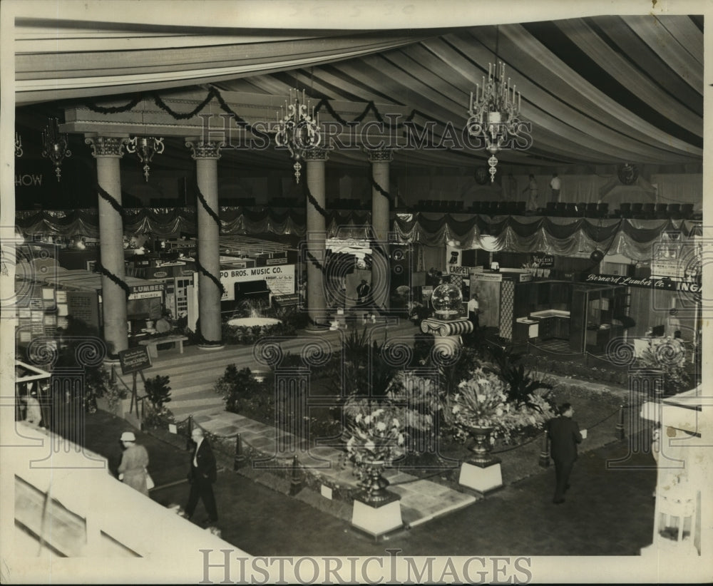 1961 Press Photo General view of the 1961 Home &amp; Garden Show at the auditorium. - Historic Images