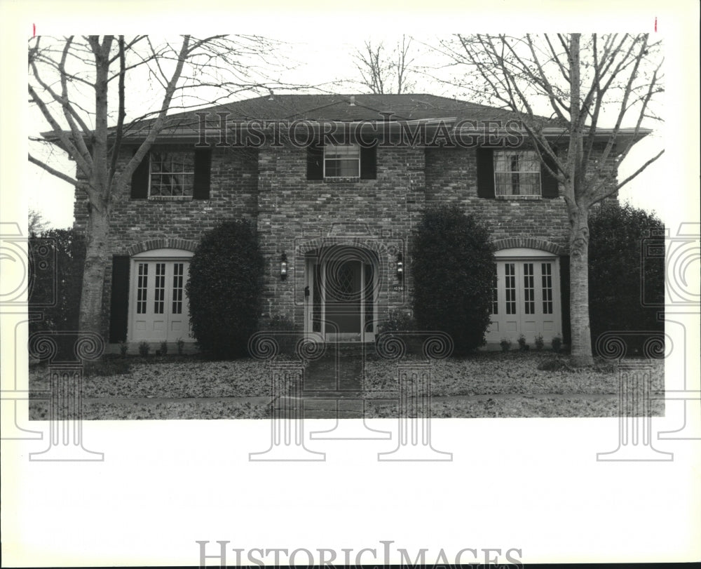 1990 Press Photo Two story home at 3625 Silver Maple Court in Algiers. - Historic Images