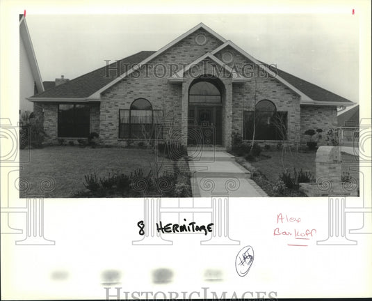 1990 Press PhotoReal Estate photo of home at