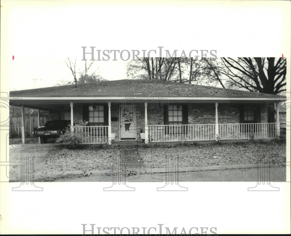 1990 Press Photo Ranch style home at 784 Oak Avenue, Harahan. - Historic Images