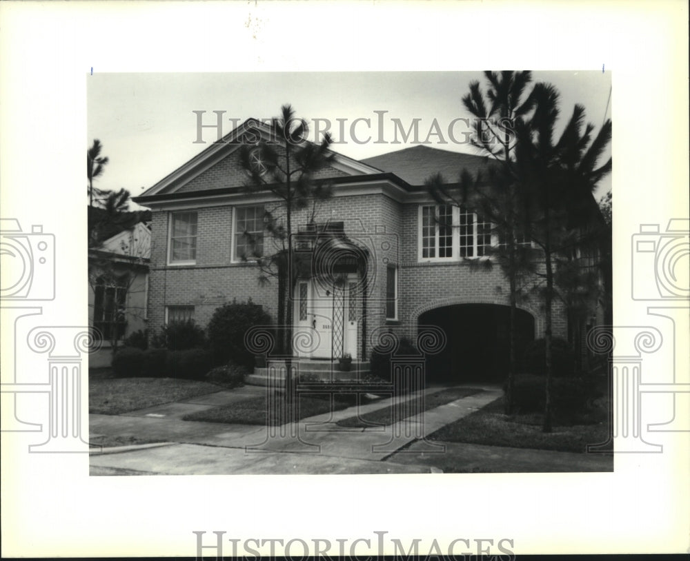 1989 Press Photo View of Sodl property located at 3531 Octavia Street - Historic Images