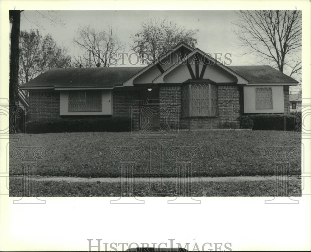 1989 Press Photo View of property located at 2249 Valentine Court in Algiers - Historic Images