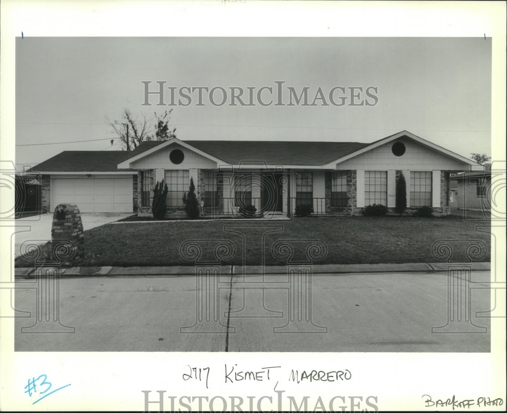 1989 Press Photo View of property located at 2717 Kismet, Marrero - nob36045 - Historic Images