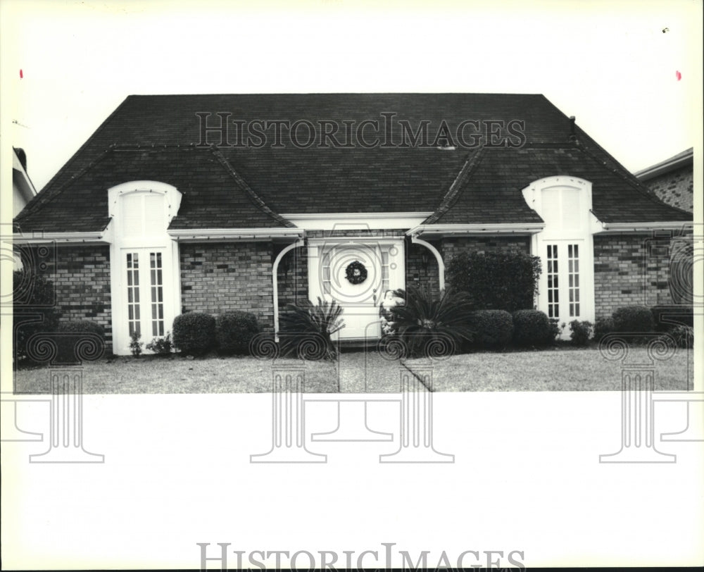 1989 Press Photo View of property located at 4200 Rhone Street in Kenner - Historic Images