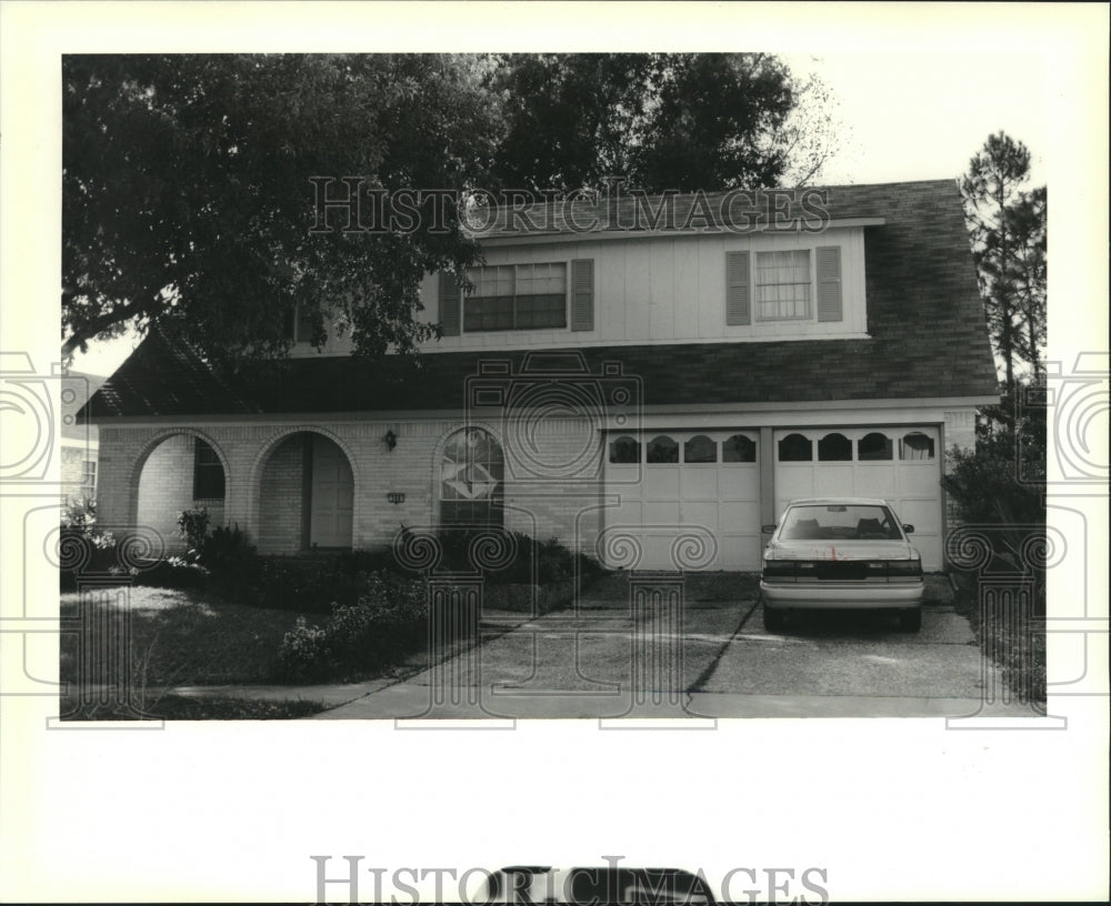 1989 Press Photo Home at 568 Brookmeade in Harvey. - Historic Images