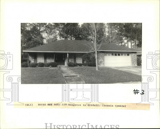 1990 Press Photo Ranch style house at 118 Kingston in Slidell. - nob36090 - Historic Images