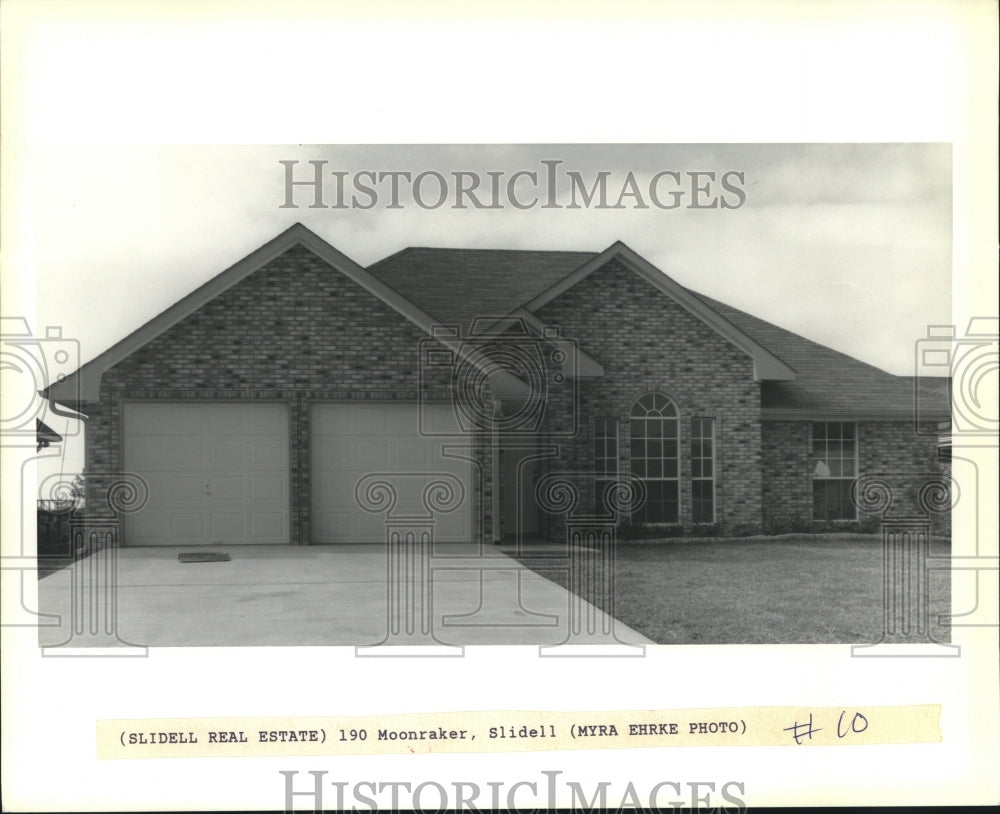 1991 Press Photo Housing - (Slidell Real Estate) 190 Monnraker, Slidell - Historic Images