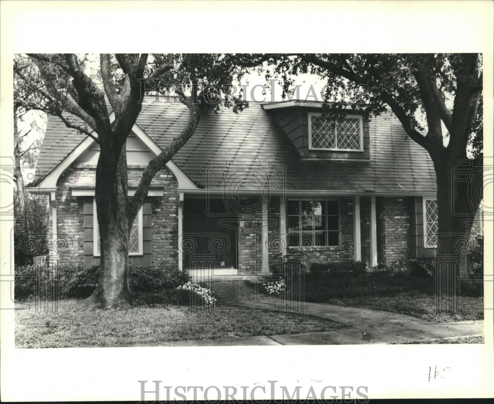 1991 Press Photo Real Estate House Mug - 4017 Ridgeway Drive, Metairie - Historic Images