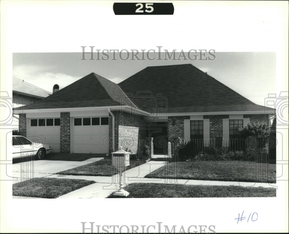 1991 Press Photo View of property located at 4112 Lake Trail Drive in Metairie - Historic Images