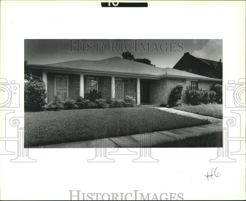 1991 Press Photo View of property located at 4236 Beaune Drive in Kenner - Historic Images