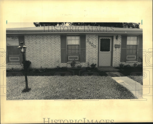 1990 Press Photo Housing - Property at 3900 Chalona in Chalmette - Historic Images