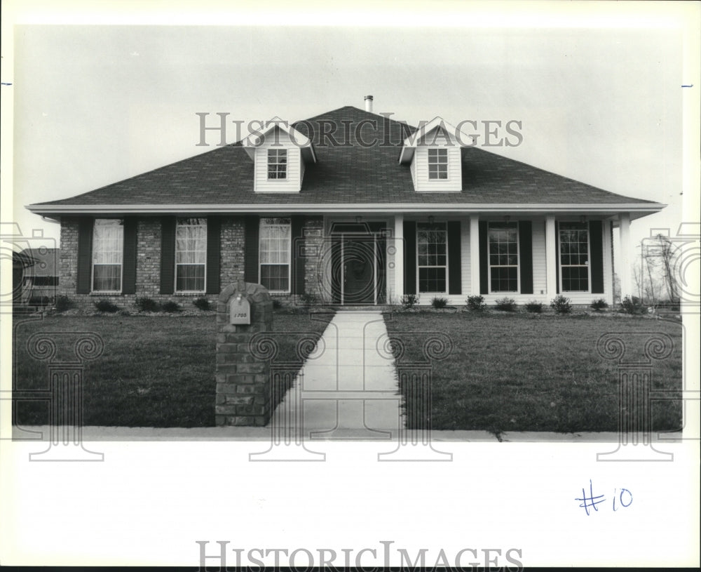 1991 Press Photo House Mug - 1705 lake Salvador in Harvey - Historic Images