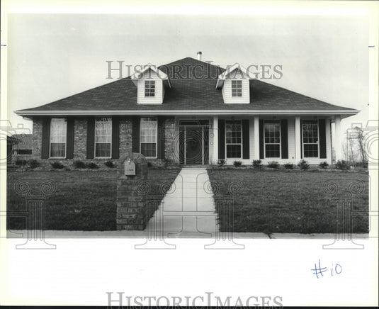 1991 Press Photo House Mug - 1705 lake Salvador in Harvey - Historic Images