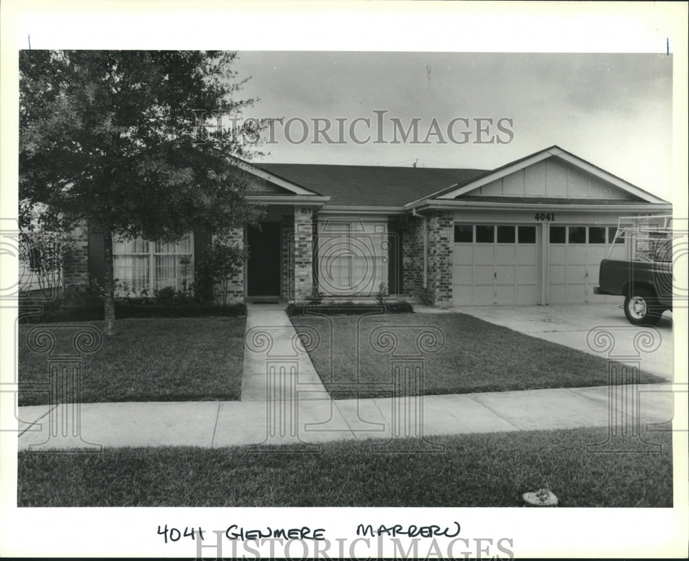 Press Photo Housing - 4041 Giemere Marrero - Historic Images