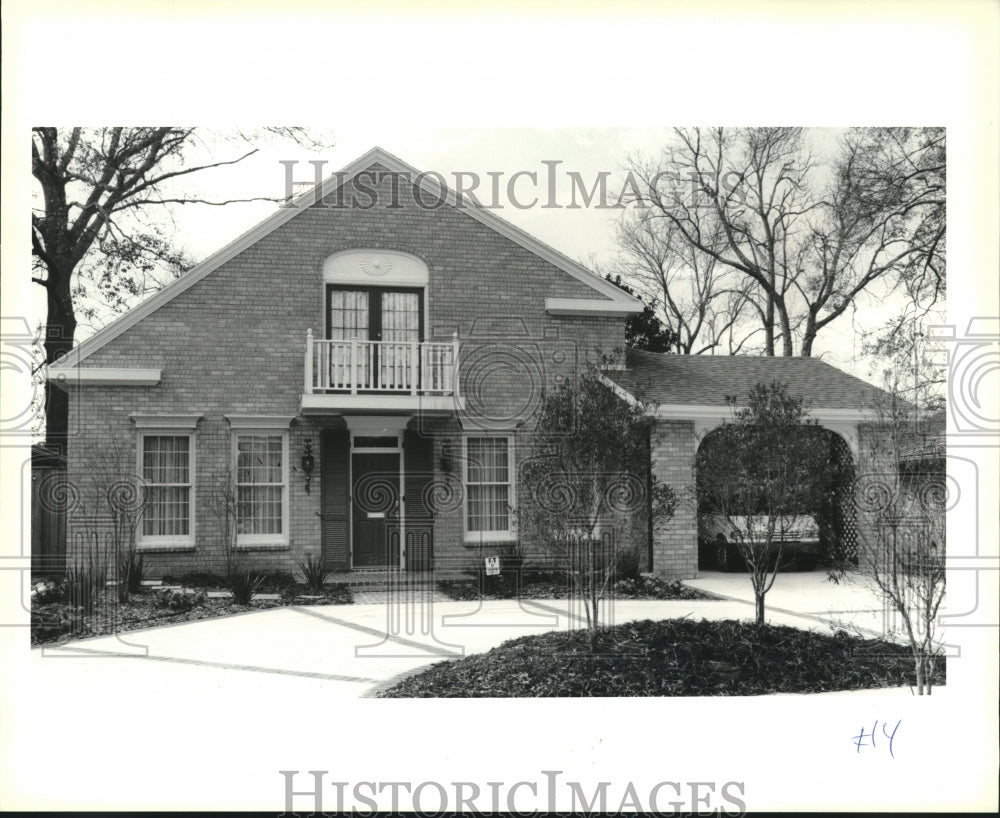 1991 Press Photo Real estate house at 224 Sena Drive in Old Metairie - Historic Images