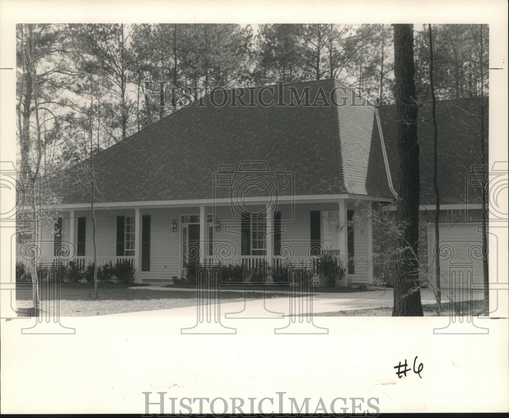 1991 Press Photo Housing - Real estate house at 8044 Winners Circle, Mandeville - Historic Images