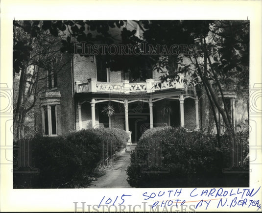 1990 Press Photo Housing - 1015 South Carrolton - Historic Images