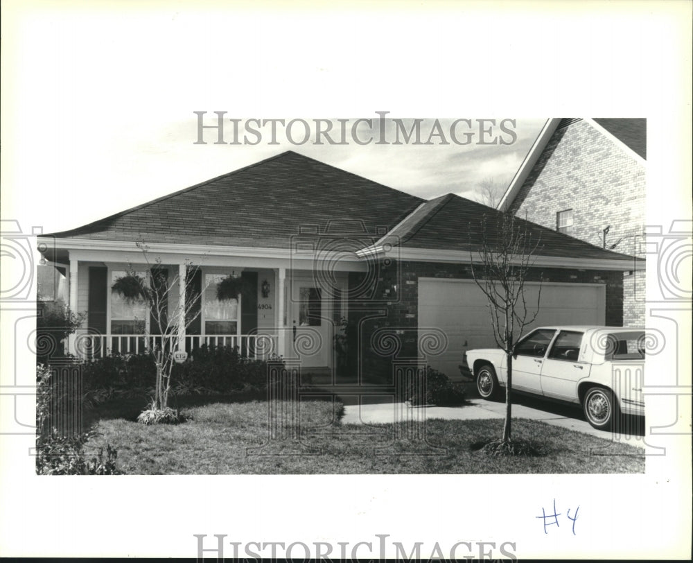 1991 Press Photo Housing - Real estate property at 4904 Rebecca in Kenner - Historic Images