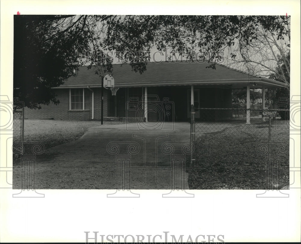 1990 Press Photo House on 613 Vic Street in Westwego - nob36272 - Historic Images