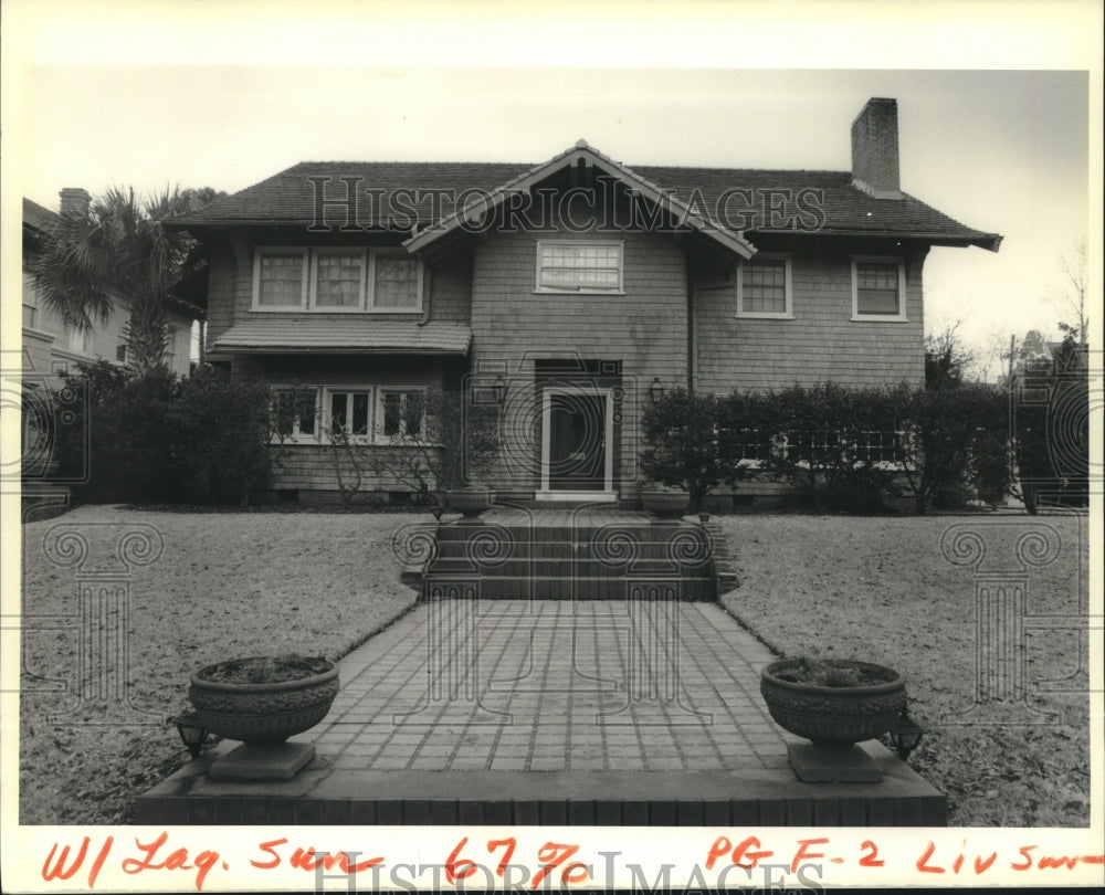 1990 Press Photo The House that Dylan bought at 21 Audubon Place - Historic Images