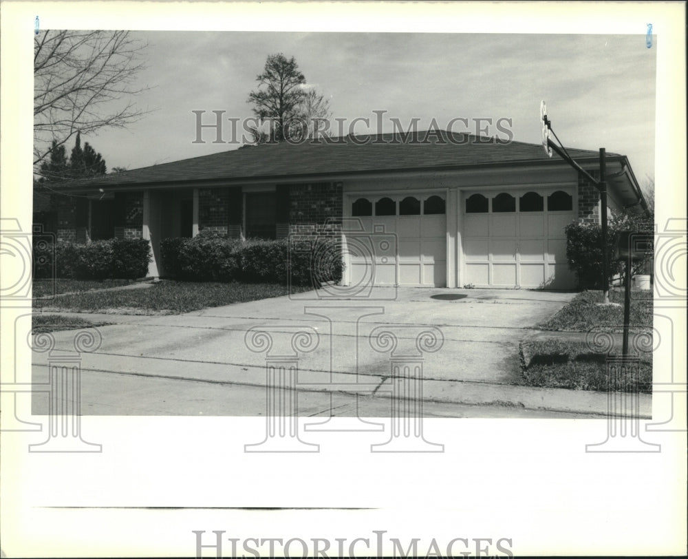 1990 Press Photo 2229 Litchwood Lane in Harvey - Historic Images