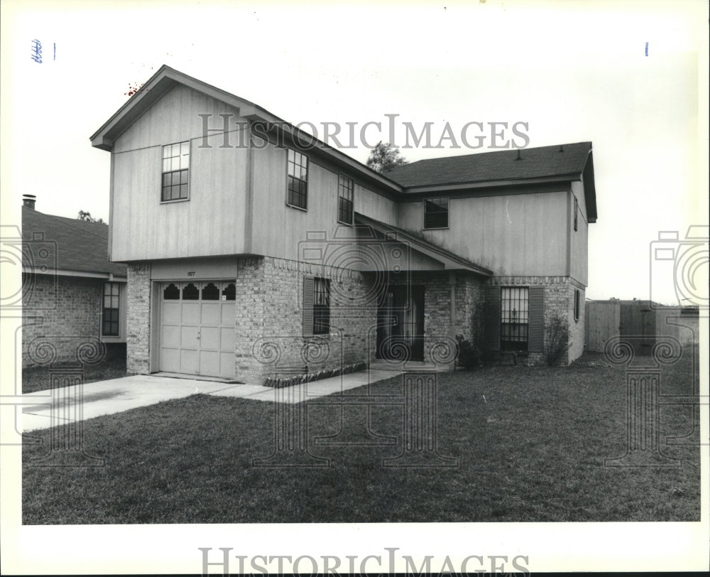 1990 Press Photo House on 1577 Hanging Moss Lane, Harvey - nob36298 - Historic Images